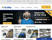 Tablet Screenshot of in-situ.com